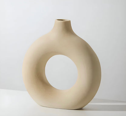 Ceramic Donut Vase